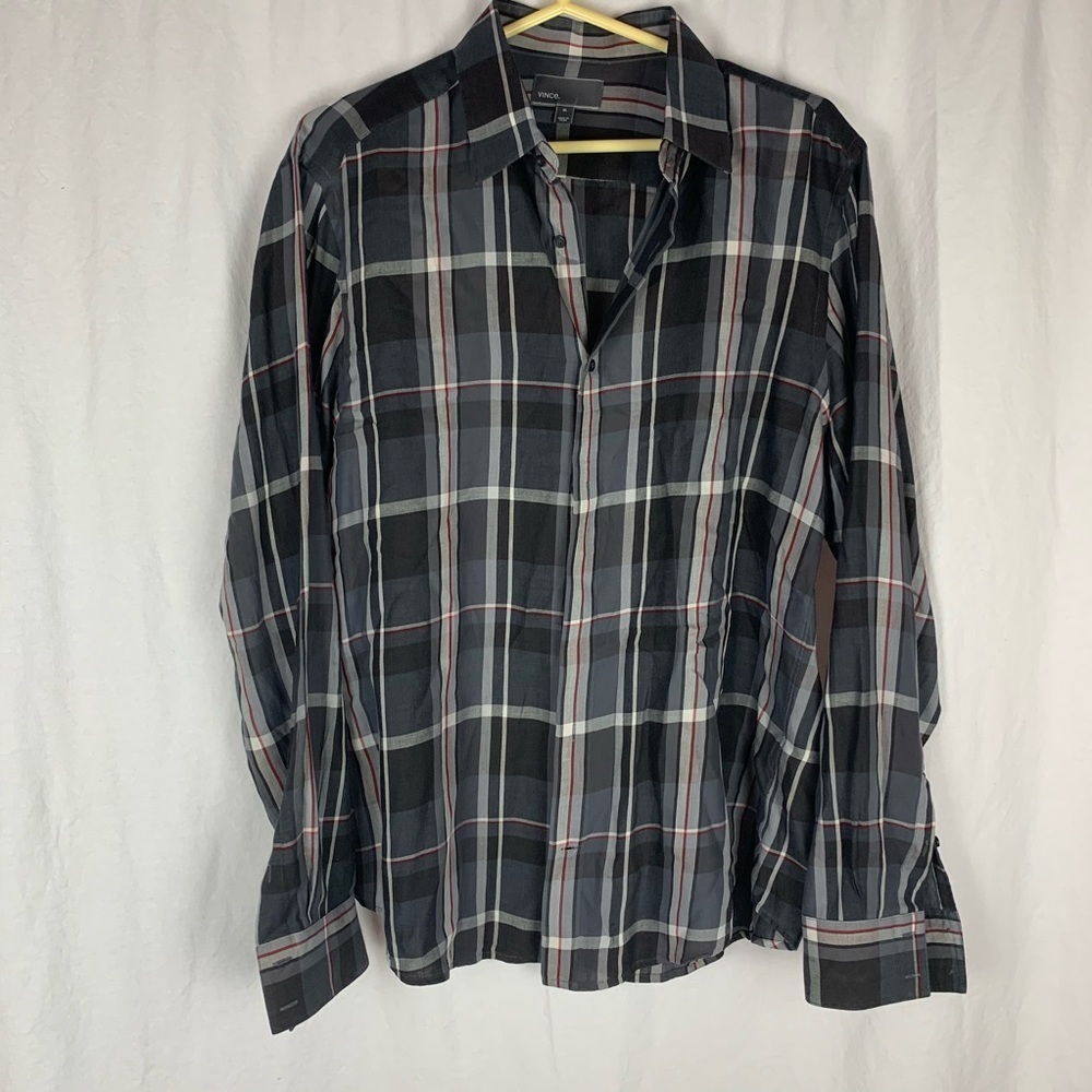 Vince plaid shirt